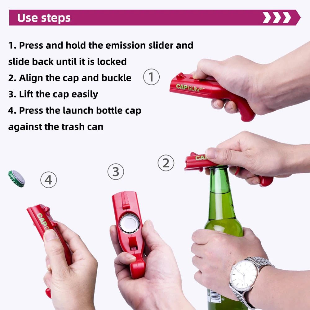 Cap Gun Bottle Opener