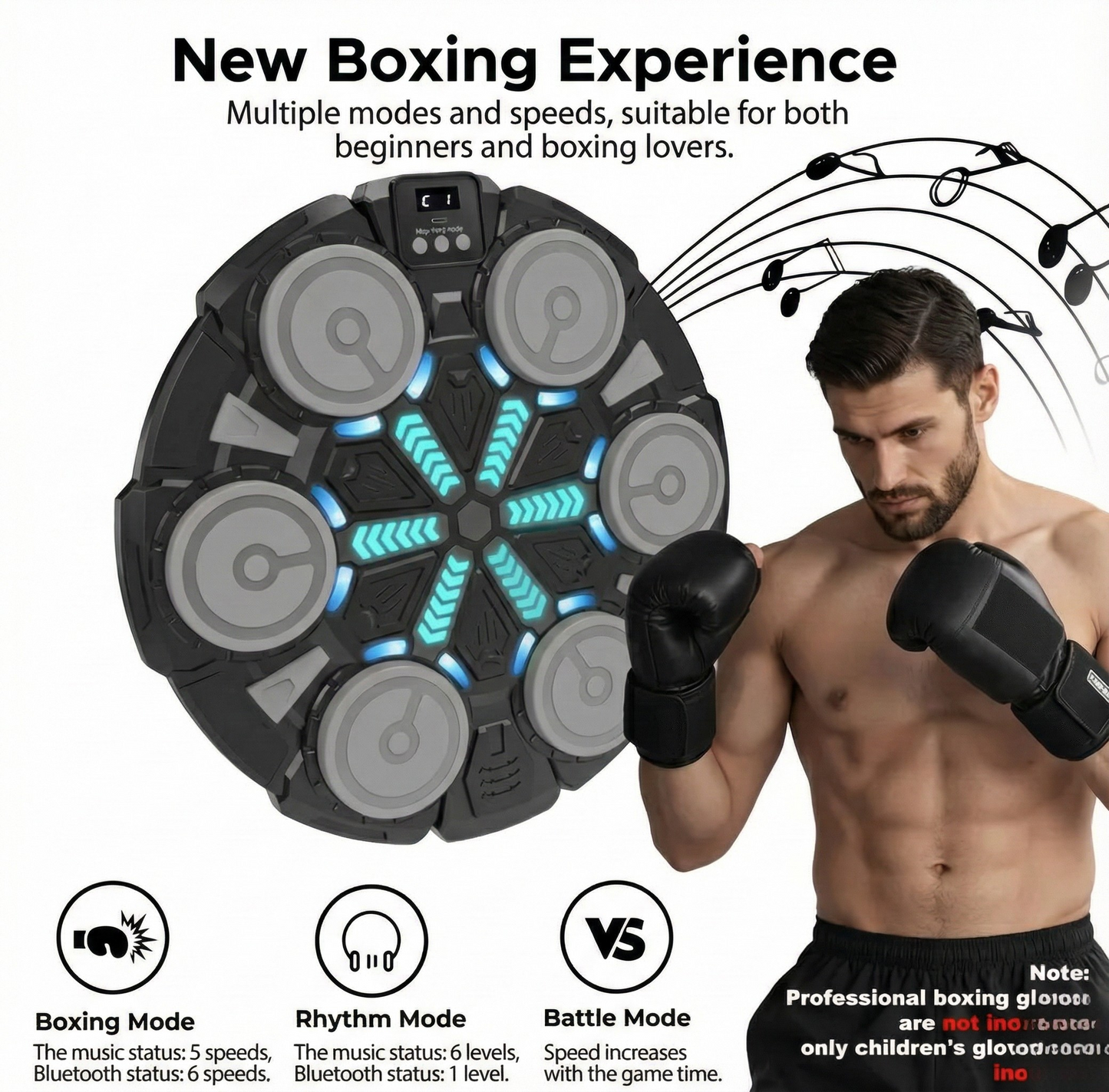 Wall-Mounted Boxing Training Pad