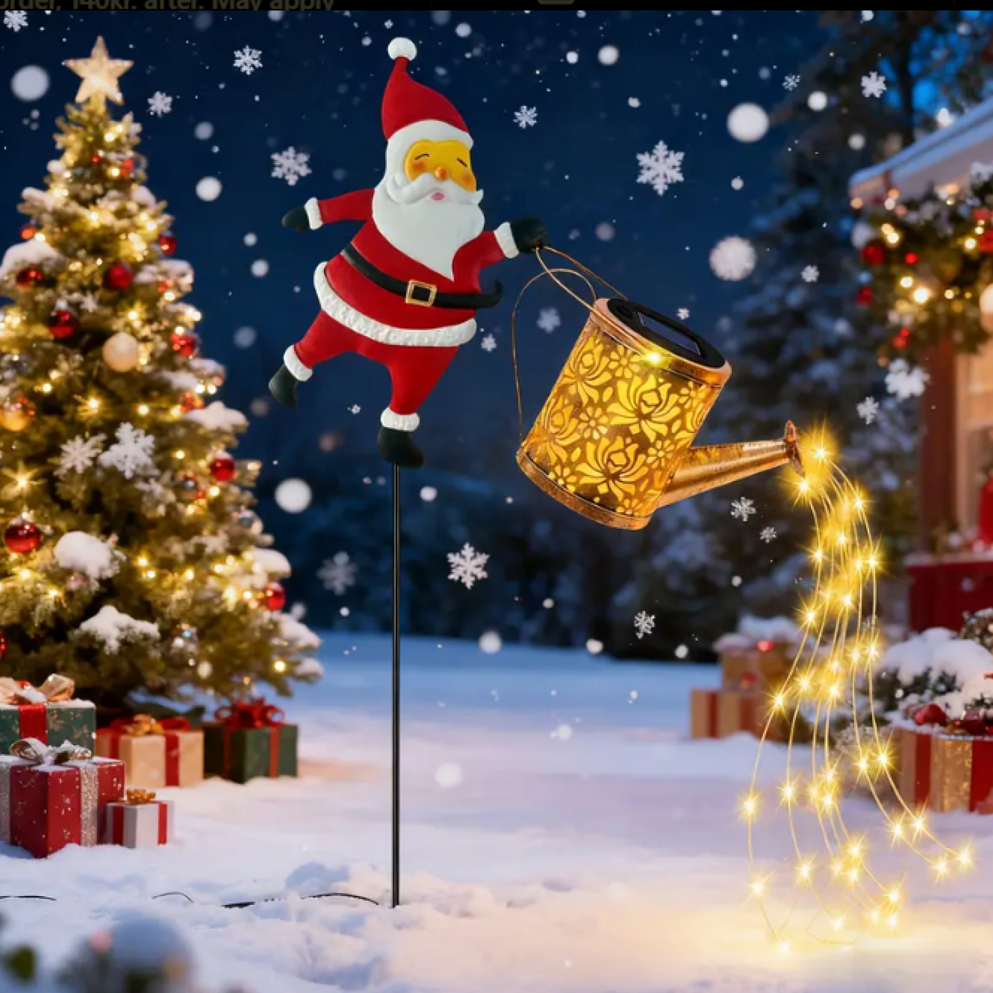 Santa’s Solar Light Stream