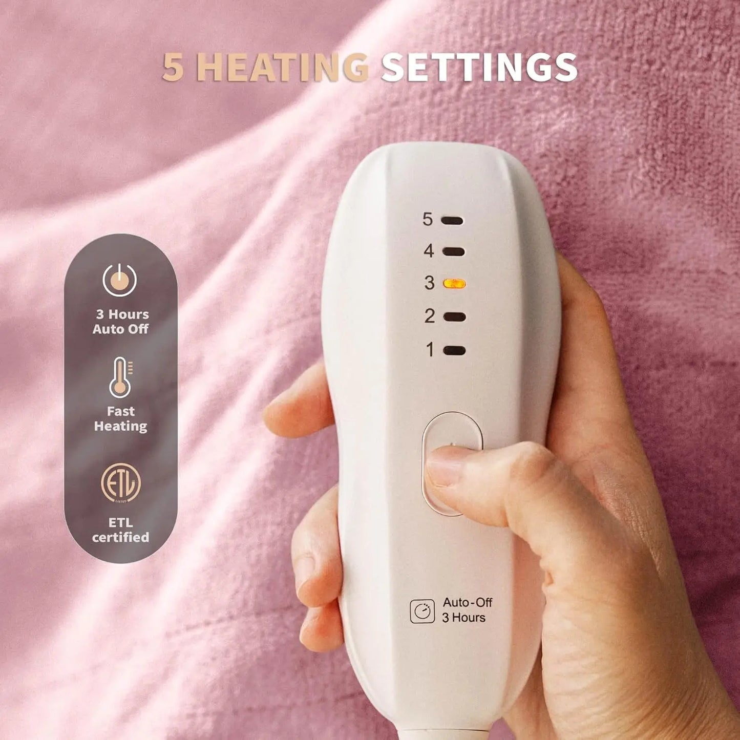 Soft Flannel Electric Blanket